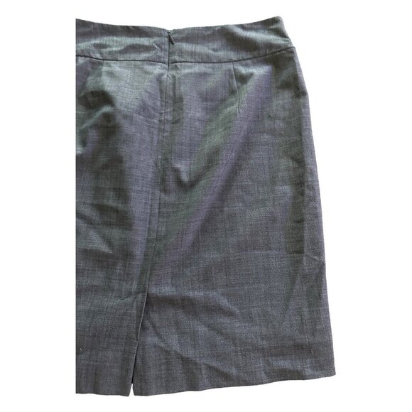 Banana Republic Womens Skirt Gray Size 6 Stretch Pencil Back Slit - Picture 8 of 12